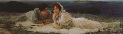 Alma-Tadema, Sir Lawrence A World of Their Own (mk24) oil painting picture